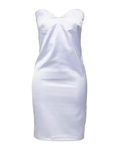 White Satin Short dress