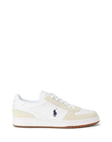 White Sneakers COURT LEATHER & SUEDE SNEAKER
