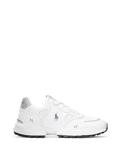 White Sneakers JOGGER LEATHER-PANELED SNEAKER
