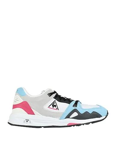 White Sneakers LCS R1000 optical white/christal blue
