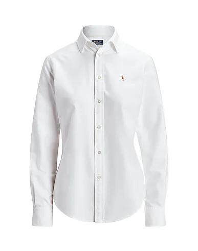 White Solid color shirts & blouses CLASSIC FIT OXFORD SHIRT
