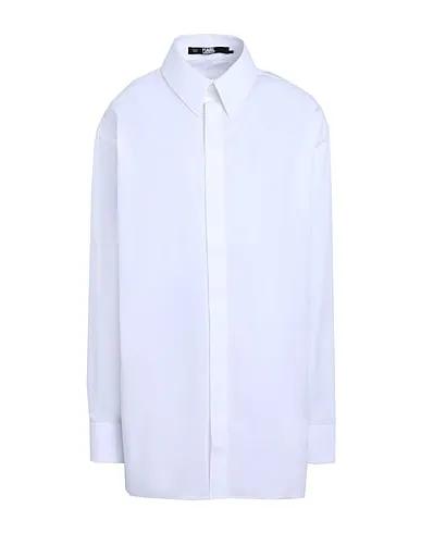 White Solid color shirts & blouses Karl By Karl Poplin Shirt		

