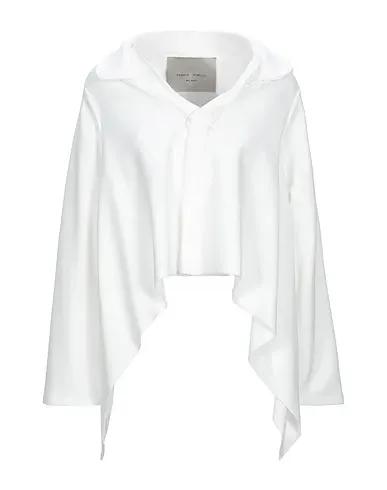 White Sweatshirt Blazer
