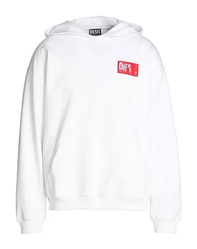 White Sweatshirt Hooded sweatshirt S-NLABEL-HOOD

