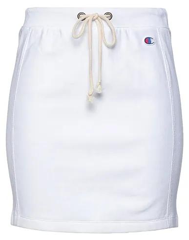White Sweatshirt Mini skirt