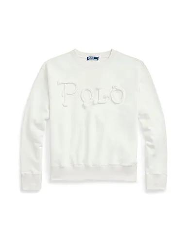 White Sweatshirt ROPE-LOGO FRENCH TERRY SWEATSHIRT
