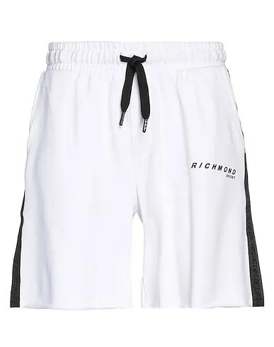 White Sweatshirt Shorts & Bermuda