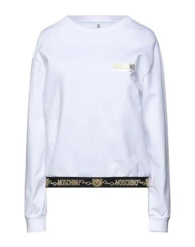 White Sweatshirt Sleepwear