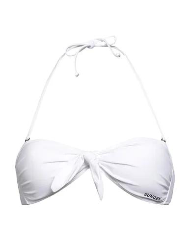White Synthetic fabric Bikini