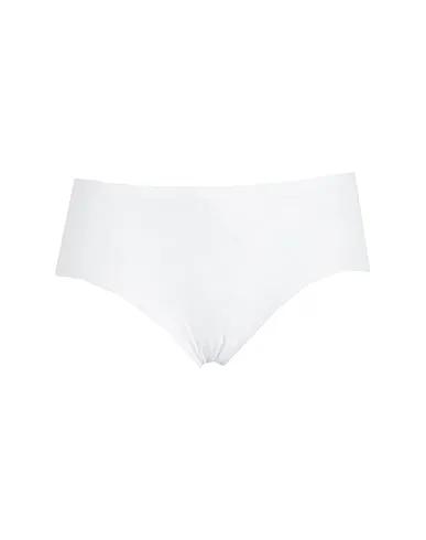 White Synthetic fabric Brief