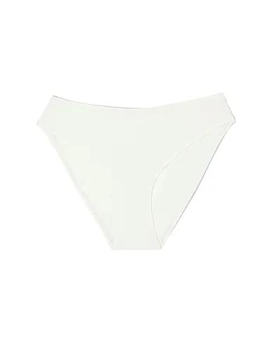 White Synthetic fabric Brief