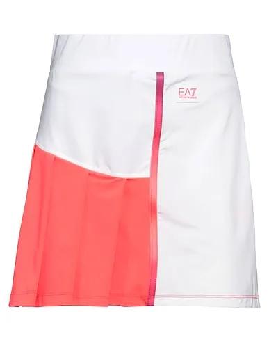 White Synthetic fabric Mini skirt