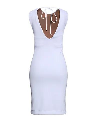 White Synthetic fabric Short dress