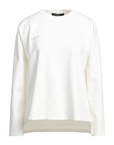 White Synthetic fabric Sweatshirt