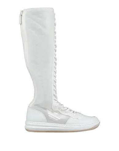 White Techno fabric Boots