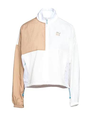 White Techno fabric Infuse Woven Jacket
