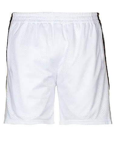 White Techno fabric Shorts & Bermuda