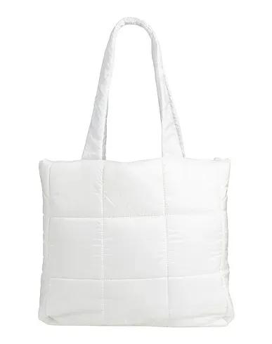 White Techno fabric Shoulder bag