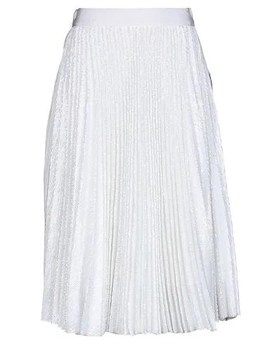 White Tulle Midi skirt