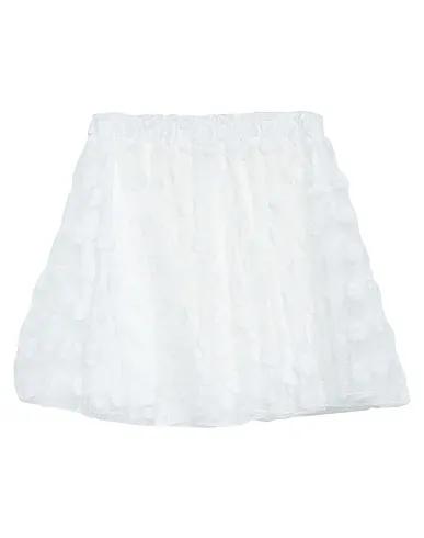 White Tulle Mini skirt
