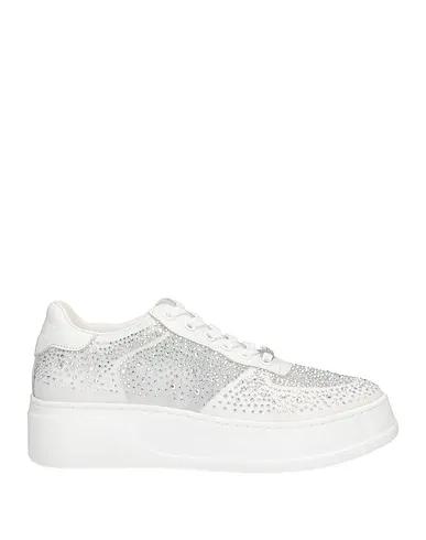 White Tulle Sneakers