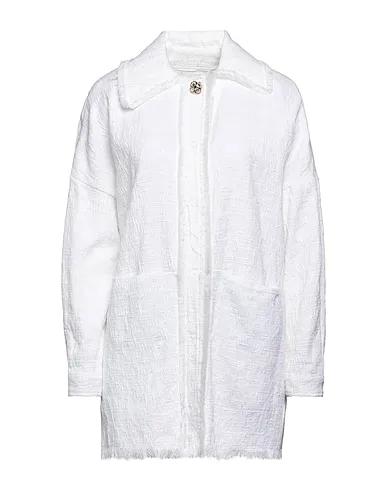 White Tweed Full-length jacket