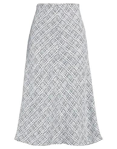White Tweed Midi skirt