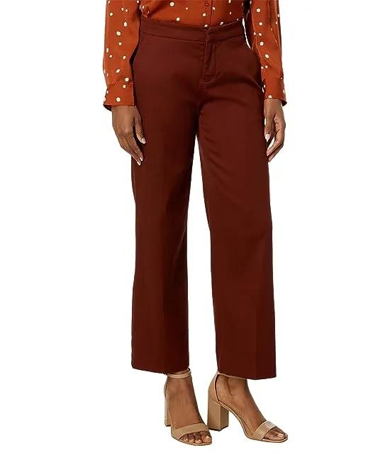 Wide Leg Ankle Trousers