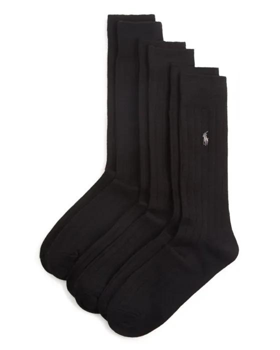 Wide Rib Socks