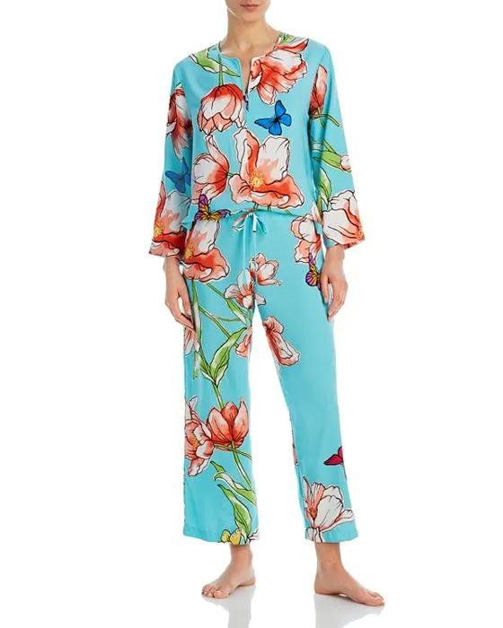 Wild Poppy Pullover Pajama Set