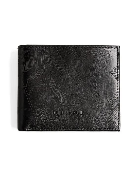 Winry Laser Etched Leather Bifold Wallet