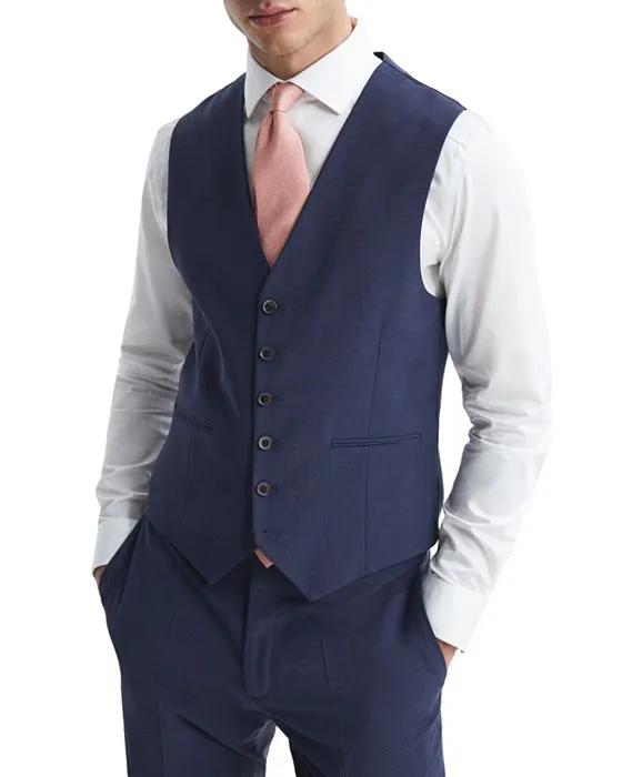 Wish Slim Fit Solid Weave Suit Vest