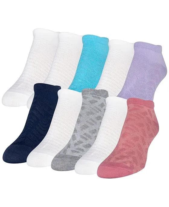 Women's 10-Pack Casual Lightweight With Mesh No-Show Socks