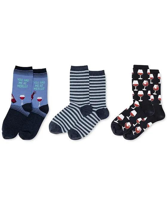 Women's 3-Pk. Assorted Socks