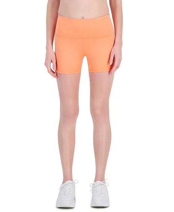 Women's 4" Compression Biker Shorts, Created for Macy's 