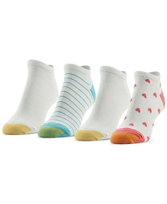 Women's 4-Pk. Casual Amore No-Show Socks, Created for Macy's