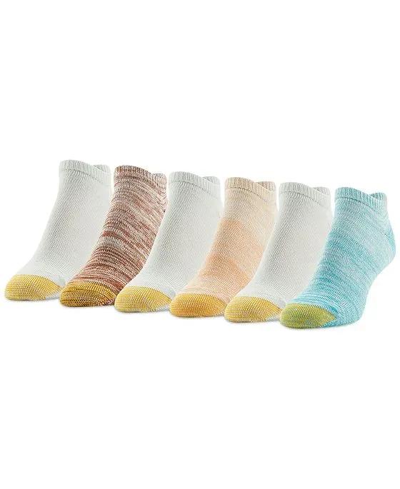 Women's 6-Pk. Ombré Free Feed Liner Socks