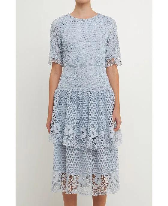 Women's All Over Lace Dress