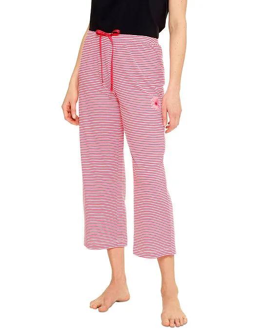 Women's Anniversary Stripe Capri Pajama Pants