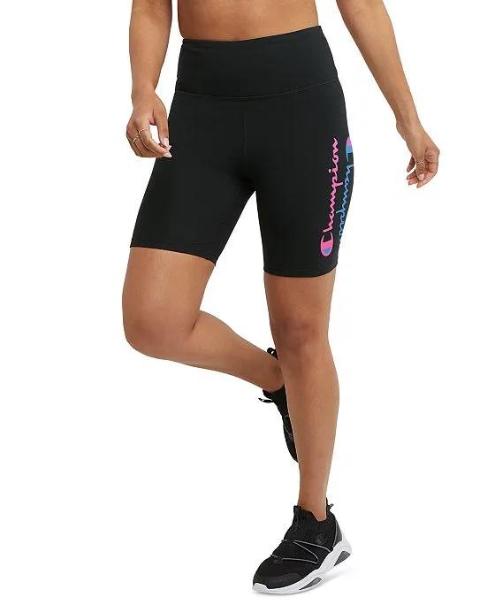 Women's Authentic Graphic High Rise Bike Shorts