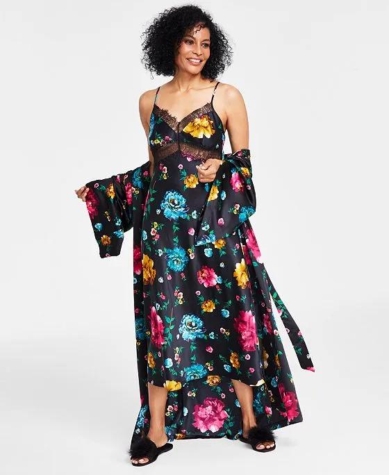 Women's Bold Flower Nightgown, Created for Macy's