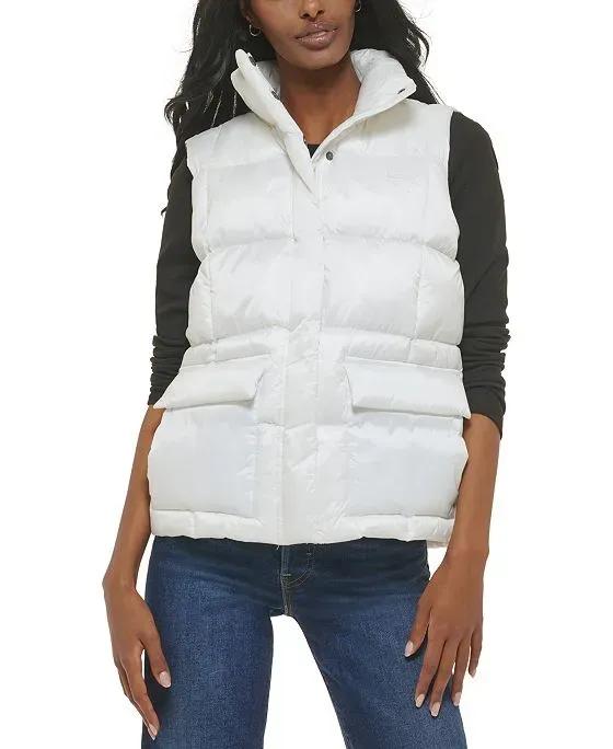 Women's Box-Quilted Puffer Vest