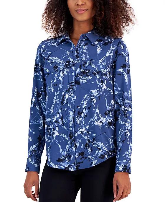 Women's Button-Front Shirt, Created for Macy's