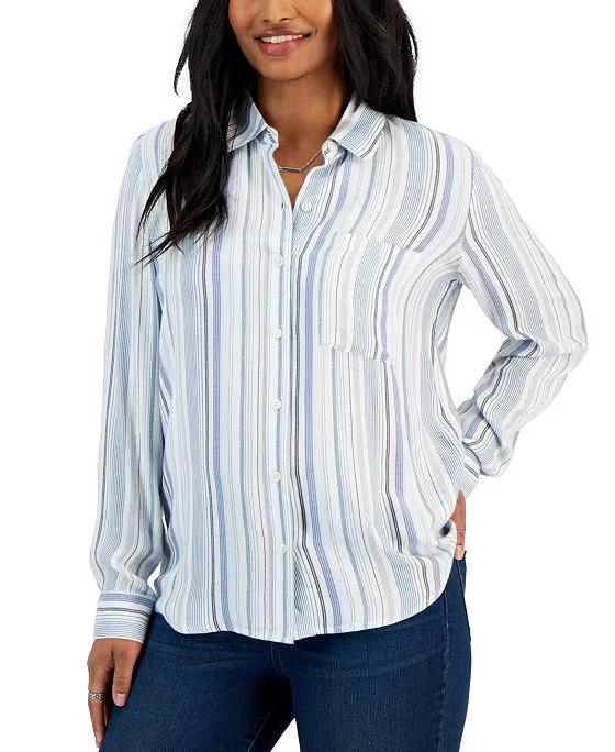 Women's Button Front Shirt, Created for Macy's