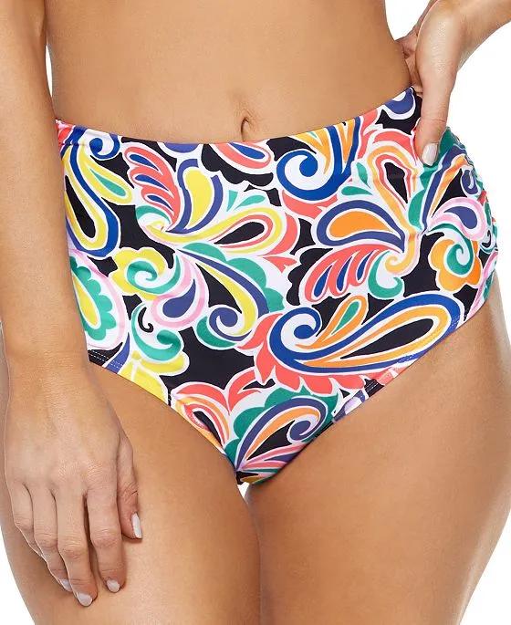 Women's Cabana High-Waist Bikini Bottoms, Created for Macy's