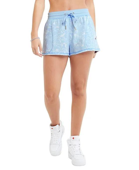 Women's Campus Printed French Terry Shorts