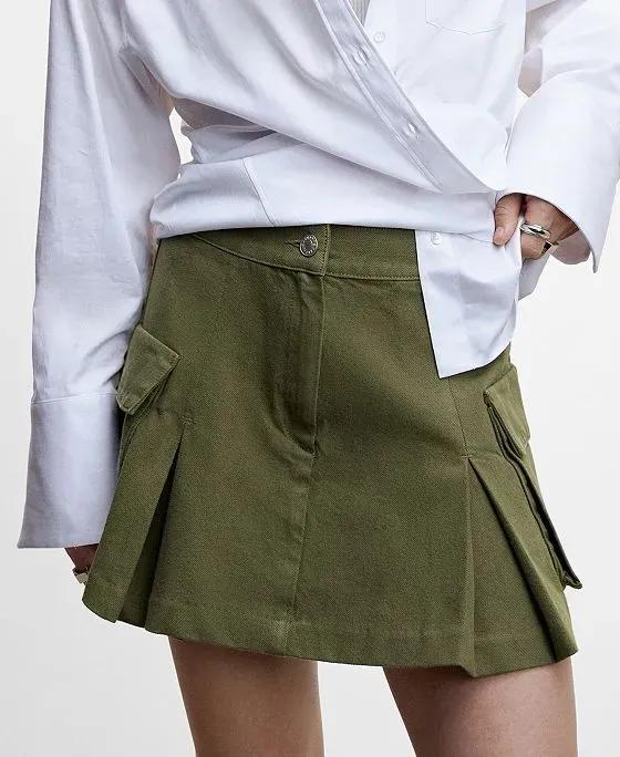 Women's Cargo Miniskirt