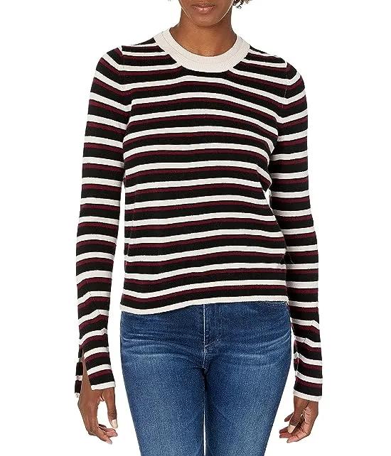 Women's Cashmere Stripe Pullover
