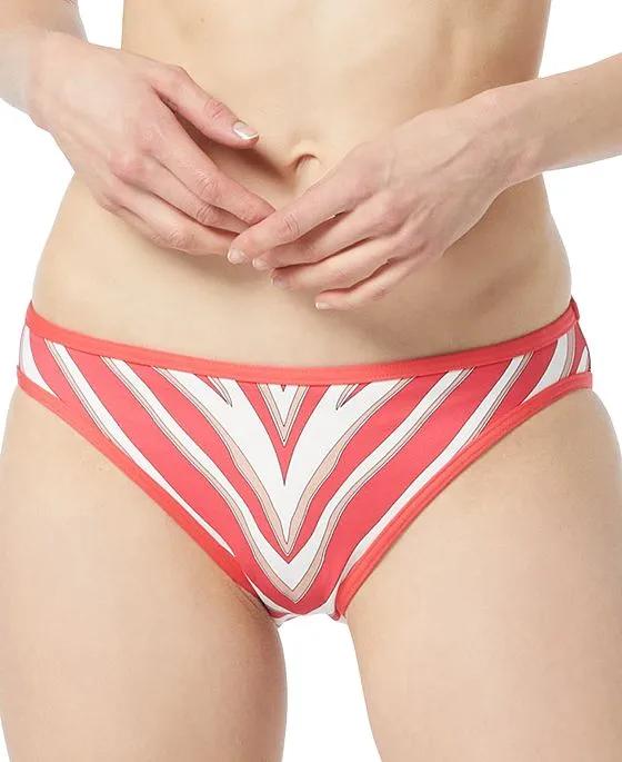 Women's Classic Striped Bikini Bottoms