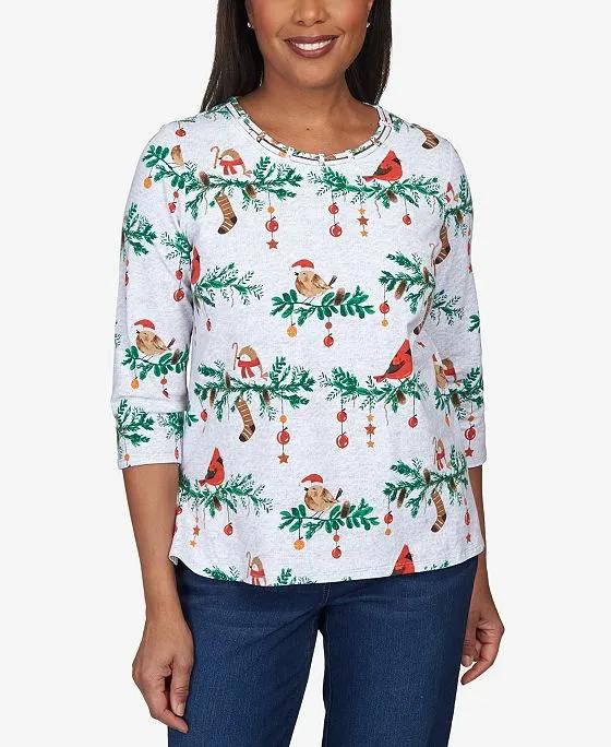 Women's Classics Birds on a Branch Double Strap Top